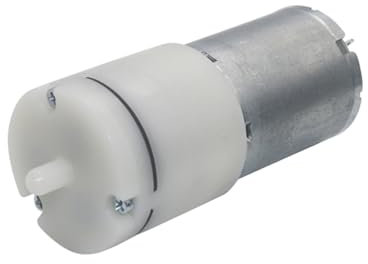 DC6V 12V Motor de cepillo de carbono Micro bomba de vacío bomba de aire DC pequeño Mini 370 Motor Micro bomba de aire bomba de oxígeno acuario pecera DIY(12V)