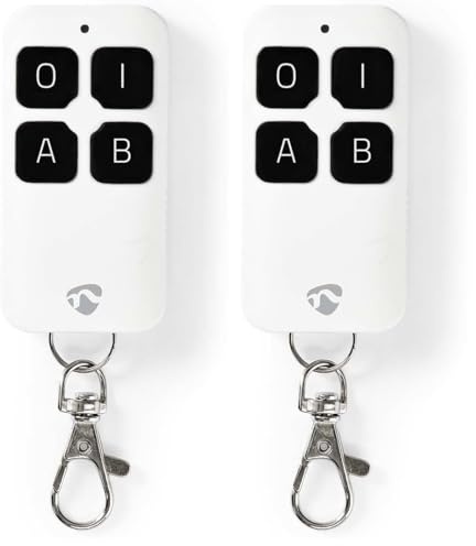 Nedis SmartLife Fernbedienung ZBRC10WT | Zigbee 3.0 | Anzahl Knöpfe: 4 | Android™ / IOS | Weiss (Packung mit 2)