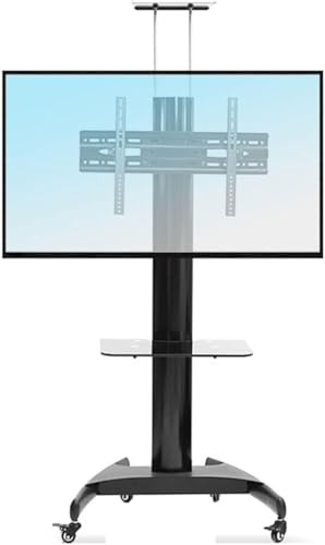 HynJGih Carrito de TV móvil con Ruedas - Soporte for Monitor de TV de 32 a 65 Pulgadas