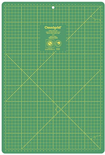 Omnigrid Doppelseitige Matte 30,5 x 45,7 cm Schneidematte, Grün, 12 x 18 30cm x 45cm