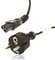 Netzteil Stromkabel Netzkabel 3 Polig Kabel für Notebook Laptop Lenovo LG IBM Samsung Sony Vaio Dell HP Asus Toshiba Acer Medion