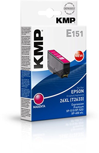 KMP Tintenkartusche für Epson Expression Premium XP-600, E151, magenta