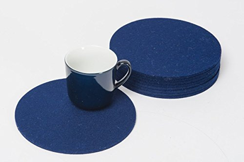 daff Filz Filzscheibe Untersetzer 20 cm rund Marine