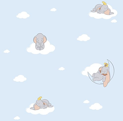 Dandino du3020 – 1 Wallpaper with Design Children's Dumbo, Blue, 60 x 18 x 18 cm
