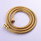 CIENCIA Stainless Steel Shower Hose, 1.5m Handheld Shower Head Hose with Brass Nut for Bathroom, Titanium Gold, FHA018J