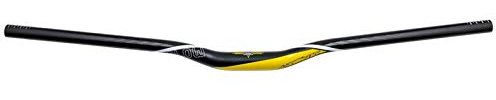 AZONIC Unisex-Erwachsene, Schwarz/Gelb Flow Lenker, 31,8/750 mm, 31.8