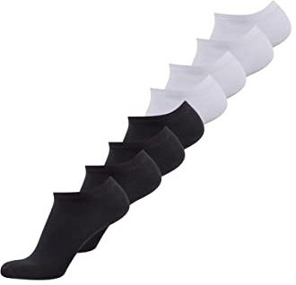 TOM TAILOR 8 Paar Sneaker Socks Herren Damen invisible Strümpfe Socken Füsslinge, SockSizes:35-38