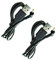 DZYDZR 2 Stücke USB A 2,5/0,7mm DC-Hohlstecker 5V 2A Netzkabel(1 m)