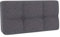 Gutekissen® Palettenkissen Gesteppte Kissen mit Knöpfen, Palettenauflagen Sitzkissen Rückenlehne Gesteppt PFG (Eckkissen 60x40, Dunkelgrau)