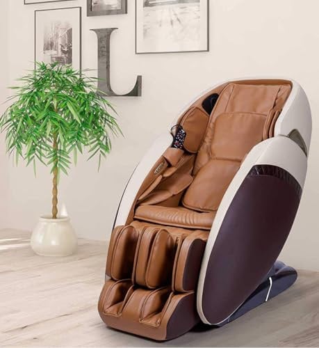 GLOBAL RELAX® I Satori 3D-Massagesessel I Braun | 6 Massage-Programme | Technologie Zero Schwerelosigkeit I Zero Weltraum | Sauerstoff-Ionen-Generator | Pressotherapie | 3D-Bluetooth I USB I 3D Sound