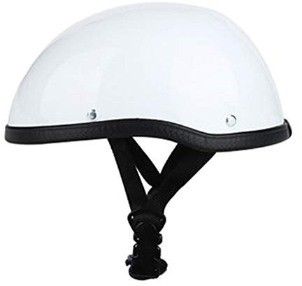 Mezza Caschetti per Moto,Vintage Aperto Faccia Caschi, Retrò Harley Casco Motociclo, Adulto Uomo e Donna Bike Motorino Portatile Jet Caschi, Certificato DOT