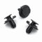 VVO Fasteners- Schwarz Kunststoff-Clips. Vordere Stoßstange. Kompatibel mit einigen Nissan Qashqai, Leaf, X-Trail, Note, (Packung mit 10 Clips)