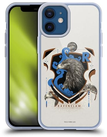 Head Case Designs Offizielle Harry Potter Ravenclaw Deathly Hallows XXVII Soft Gel Handyhülle Hülle kompatibel mit Apple iPhone 12 Mini