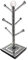Amazing Gift Crushed Diamond Kitchen Mug Tree Cup Holder with Silver Trimmings, Silver Glass Sparkle Ornament Bling Crushed Diamond Gift, Eye Catching Elegant Look for Home and Kitchen Decorations
