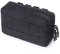 Azarxis Taktische Hüfttaschen, Militär Kompakt Gürteltasche, Multifunktional Molle EDC Tasche (01 Schwarz)