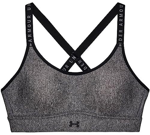 Under Armour Womens Sport Bras Infinity Mid Heather BH, Cci, 1362948-019, LG
