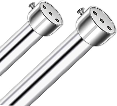 YLGAN Extra Short Stainless Steel Tension Rod With No Drilling, Shower Curtain Rail, Modern Telescopic Pole, 160~300cm
