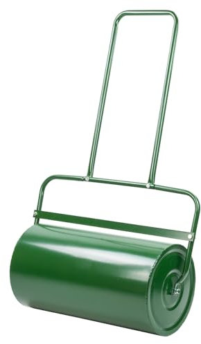 KCT Garden Lawn Roller Large Heavy Duty 48L Water or Sand Filled Drum Seed Planting