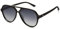 SOJOS Polarisiert Sonnenbrille Herren Damen Retro Quadratisch Brille 70er Vintage Groß Sonnenbrille SJ2201 mit UV400 Schutz, Schwarz Rahmen/Grau Linse