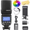 Godox V860III-N Kamerablitz für Nikon Kamerablitzgerät Speedlite Light, 2.4G HSS 1/8000s, 480 Vollleistungsblitze, 7.2V/2600mAh Li-Ionen Akku, 0.01-1.5s Wiederaufladezeit, 10 Stufen LED Einstelllampe