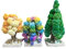 COTTNY Mini sapin de Noël magique 3 en 1 - Sapin en papier coloré - Kit de culture en cristal - Décoration - Jouet fantaisie - Cadeau de Noël - Pour garçons et filles - Kit scientifique, (2321321)