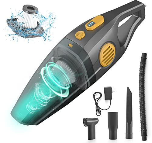 通用 AEWHALE Handheld Vacuum Cordless, Hand Vacuum 8000PA-10000PA High Power, Portable Home & Car Mini Vacuum with Rechargeable Battery, Wet/Dry Vacuum Cleaner with Power Display