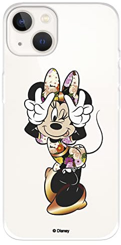 Schutzhülle für iPhone 14, offizielle Disney-Klassiker, Minnie Posando zum Schutz Ihres Handys, flexibel, mit offizieller Lizenz von Disney