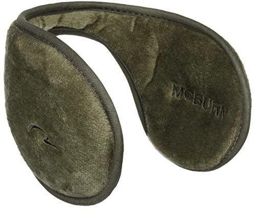 McBURN Earband Basic Ohrenwärmer Damen/Herren - ohrenwärmend Ohrenband Herren Herbst-Winter - One Size oliv