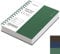 EMSHOI A5 Notebook Lined 300 Pages/150 Sheets, Wirebound Spiral Notepad, 100gsm Thick Paper, Waterproof Hardcover, Writing Journal for Women Men Work Office School, 14.5 x 21cm, Dark Green