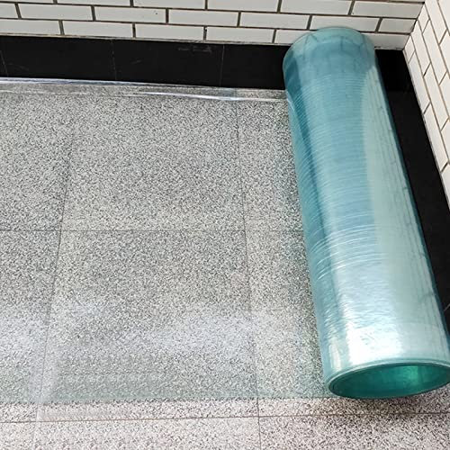 X1NGFU Polycarbonat-Dachplatte Für Gewächshaus,1.2mm UV-Schutz Transparente Isolierplatten,Regenfest Gewächshausplatte Stegplatten,für Terrasse,Garten,Balkon,Leicht Zu Schneidende (W0.8xL1m(31x39in))