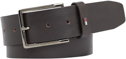 Tommy Hilfiger Herren Gürtel Oliver 4.0 Ext Ledergürtel, Braun (Testa Di Moro), 135 cm