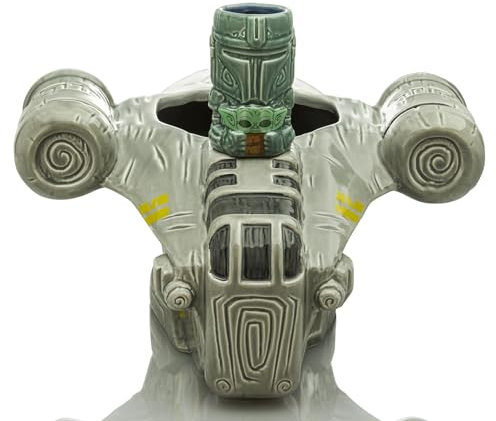Geeki Tikis Star Wars The Mandalorian Razor Crest Bowle-Set mit Mini-Muglet-Becher, 1,5 l