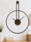 DECORAY Orologio da parete grande xxl metallo e legno- Orologio da Parete con design Moderno Silenzioso Particolare per Casa soggiorno Cucina e Camera