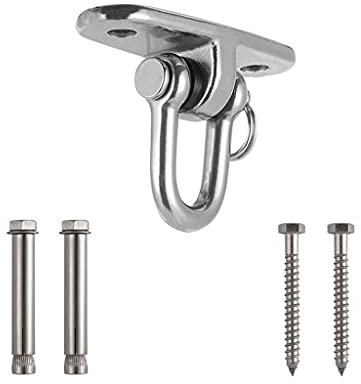 Rotary Swing Fixed Plate Heavy Duty Swing Hangers Sets Yoga Hammock Swing Hanging Chair Hooks for Concrete Ceiling (Size : 316) (316)