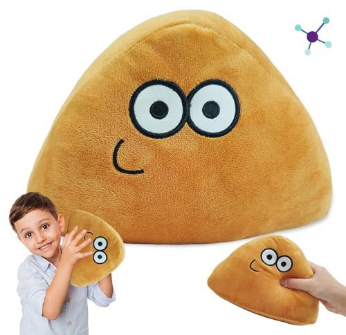 Alien Pou Plüschspielzeug, 20cm My Pet Alien Pou Plüschpuppe Cartoon Anime Puppe Spielzeug Emotion Alien Plushie Stoffed Animal Plüschtier Geschenk Spielzeug für Kinder (B)