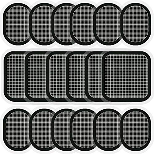 SOYOKO Ersatz Gel Pads für alle Bauchgurte, 6 Sets (18 Gelpads) Schwarz