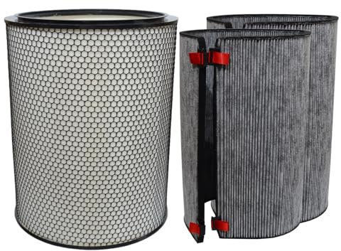 PUREBURG BP03 Replacement Filter Set Compatible with Dyson BP03/BP04/BP06 Purifier Big+Quiet Formaldehyde Extra Large, 972132-01 & 972133-03