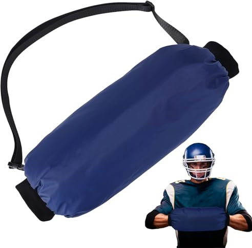 Football Hand Warmer Pouch - Soft Warm Windproof Sports Hand Warming Pouch with Zipped Pocket Adjustable Strap, Youth Hand Warmer Hand Muff for Football Hiking Camping Cycling Outdoor Recreation, Navy
