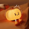 AmmToo Kürbis Nachtlicht Kinder Nachtlampe -Lampe Dimmbar Timer, Touch-Steuerung Silikon Nachtlicht Baby, USB-Aufladbar Niedliche Kürbis Lampe, Cute Nachtlicht Kinderzimmer (Nachtlicht Pumpkin)