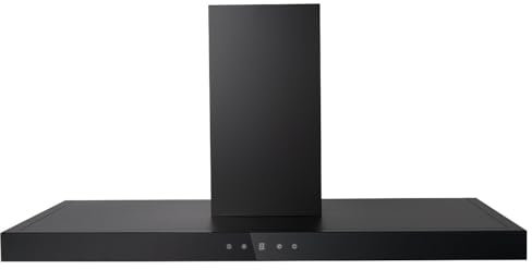 electriQ 90cm Slimline Touch Control Cooker Hood - Black