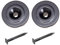 2Pcs Vintage String Trees Strings Retainer With Screw Round Slotted String Retainer Guide Tree For Guitar Bass