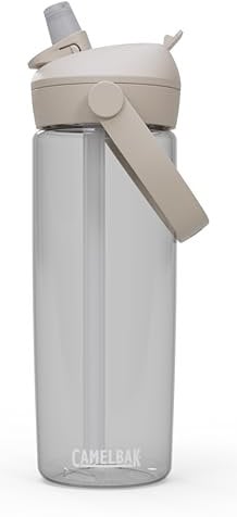 CAMELBAK - Thrive Flip Straw Bottle with Tritan Renew, Drinkware, Clear, 600 ml