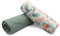 VmG-Store Jerseystoff Set farblich abgestimmt Design + Uni je 0,5mx1,5m 95% Baumwollstoff 5% Elasthan Tex Standard 100 (Einhorn Digital + Dunkel Mint Set29)
