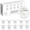 10 insertos de brida sin BPA 13/15/17/19/21mm - Compatible con brida de 24mm Momcozy S9/S12 Pro M5 /Nullie/KISSBOBO/Medela/Philips/Bellababy- Con tarjeta de medida para tetinas