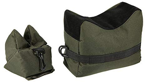 Dilwe Support Bag, Unisex Sport Sandsack, 2PCS 600D Oxford Taschen mit Vordertasche und Gesäßtasche für Fotografie, Jagd und Outdoor Aktivitäten