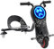 ACROSSPART Kinder Elektro-Drift-Scooter Drift Trike mit 3 Geschwindigkeitsstufen - LED-Beleuchtung - Sitz verstellbar - Bluetooth Driftscooter mit Elektromotor 50 Kg Max