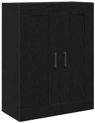 vidaXL Highboard Schwarz Eiche 69,5x34x90 cm Holzwerkstoff