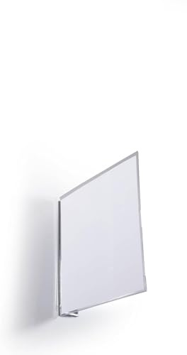 Durable Fahnenschild magnetisch, Regalschild, 149x149 mm, transparent | Aus PET Hartfolie, beidseitig lesbar, Staubschutz durch geschlossene Form, inklusive Daumenstanzung