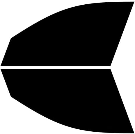 TINTCOM Pre-Cut Window Tint Film for BMW Serie 3 F30 4-door Saloon 2013-2018 - (05% Limo Black) - Front Side Windows - UV & Heat Protection, DIY Easy Install, Custom Fit