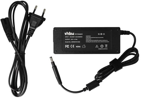 vhbw alimentatore compatibile con HP G72-a00, G72-b00 notebook - 200 cm, 90 W